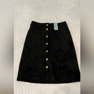 Ann Taylor Loft Mid-length velvet skirt